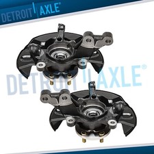 Pair Front Steering Knuckle+Wheel Hub Bearing for 2003 2004-2008 Toyota Corolla picture