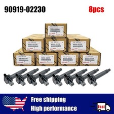 8X NEW Genuine Denso Ignition Coil for Toyota Tundra 4.7L V8 90919-02230 OEM USA picture