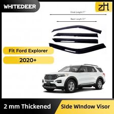 Fits for Ford Explorer 2020+ Side Window Visor Sun Rain Deflector Guard Thicken picture