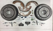 Chevy Impala brake rear kit 1965-1970 shoes drums cylinder adjuster & spring kit picture