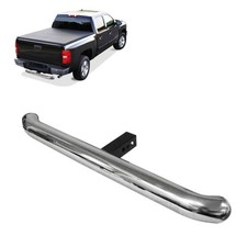 Black Horse Rear Bumper Protector Stainless Steel Fits Universal picture