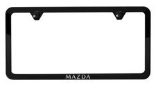 Genuine Mazda License Plate Frame Black Slimline C9N6-V4-027 CX5 MIATA MX5 3 5 6 picture
