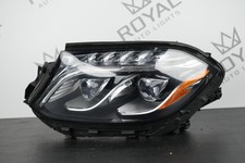 2017-2019 Mercedes Benz GLS450 Chrome LED Headlight LH Drivers Side OEM B picture