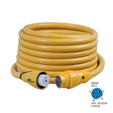 Marinco CS504-50 | Power Cable 50a 125/250 V Eel 50' Cordset Yellow picture