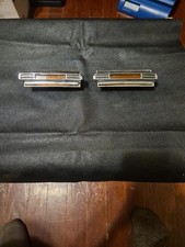 1967-1968 Ford Mustang OEM Hood Turn Signal Light Assemblies Pair LH RH Original picture