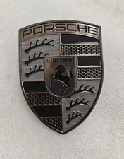  Fits 911 Macan PanameraTurbonite Front hood Crest Emblem 95C-853-601-A picture