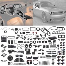 Carbon Fiber Interior Parts Full Decoration Cover Trims for Dodge Challenger 15+ picture