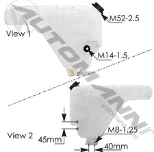 Replaces 4062312C1  2512250C91 INTERNATIONAL LT RESERVOIR TANK ,  MN picture