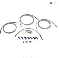 Dorman 819-840 Flexible Stainless Steel Braided Fuel Line Compatible with Select picture