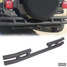 Bumpers Steel 1 KUAFU Rear Dual Tube bumper Compatible 1997-2006 Wrangler picture
