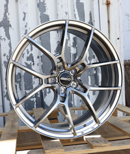 19 INCH SQUARED SET G025 RAYS STYLE WHEELS RIMS 19X8.5 +35 (5X112) CB: 66.6 picture