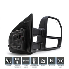 Tow Mirror For 2017-2019 Ford F250 F350 Power Heated Signal Passenger Right Side picture