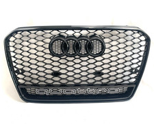 For Audi A5 S5 RS5 Style Honeycomb Mesh Front Bumper Grille 2012-2016 Black picture
