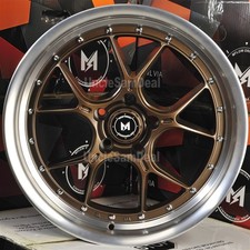 Staggered 20x8.5 20x9.5 5x114.3 Mflow MFL1 matte bronze 10 spokes sport 4 wheels picture