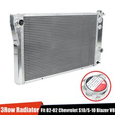 3 Row Aluminum Core Racing Radiator For 82-02 Chevy S10 Blazer V8 84-90 Corvette picture