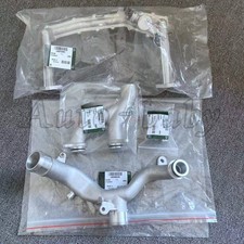 Upgraded Aluminum Coolant Water Pipe Kits For Jaguar XJ XF XE F-Pace F-Type 3.0L picture
