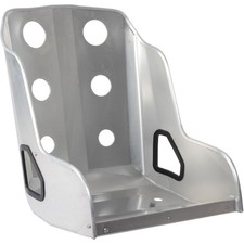 JEGS Bomber Seat 18 in. Natural Aluminum picture