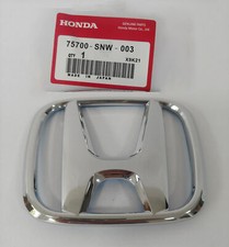 Zeomoto for Honda Civic 4Dr Sedan Fit Front Grille H Emblem OEM : 75700-SNW-003 picture