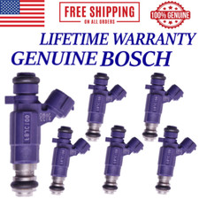 NEW 6pc GENUINE BOSCH Fuel Injectors For 2003, 2004 Nissan 350Z 3.5L V6 picture