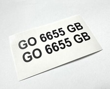 Custom Boat Registration ID Numbers Letters Decal 3