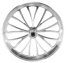 New 16x3.5 Polished Manhattan Rear Wheel For Harley Davidson Custom picture