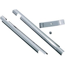 Kuryakyn 7853 Chrome Down Tube Covers for Harley FXST/FLST Softail 00-06 picture