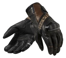 Rev'It Dominator 3 GTX Mens Gore-Tex Motorcycle Gloves Black/Sand picture