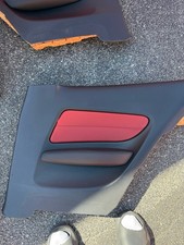 BMW 135i Rear Seating And Door Cards Coral Red picture