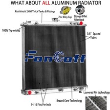 Aluminum Radiator for 2005-2018 17 Nissan Frontier Pathfinder Xterra 4;0L 5.6L. picture