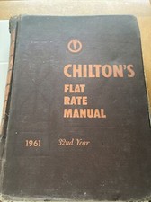 1961 Chilton's Flat Rate Manual  32nd Year picture