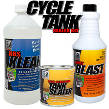 CYCLE TANK SEALER KIT - KBS COATINGS - 5 GALLON TANK - GAS TANK SEALER picture