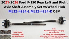 21 -26 Ford F150 Rear LH & RH Axle Shaft Assembly Set  9.75