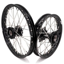 KKE 17/14 Small Kid's Wheels for GAS GAS MC85 KTM 85 SX 2021-2024 Black Rims picture