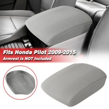Fits 2009-2015 Honda Pilot Center Console Lid Armrest Replacement Cover Gray picture