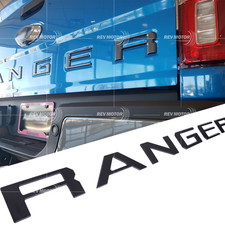 Matte Black 3D Raised Rear Tailgate Letters Emblem For Ranger 2019-2023 Badge picture