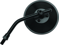 BIKEMASTER - 4in Adjustable Round Mirror 10mm Black | 600801 picture