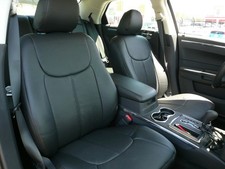 Clazzio Custom Tailored Leather Seat Covers for 2005-2010 Chrysler 300 - Black picture