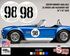 fit shelby cobra 427 parts replica diecast decal stickers emblem numbers doors picture