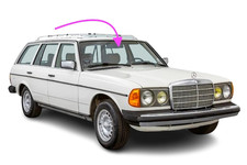 Fits: 1977-1985 Mercedes Benz 230,240D,280E,300D 4D Sedan Front Windshield Glass picture