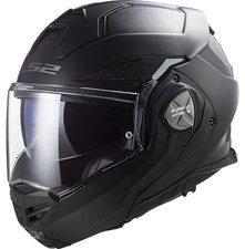 LS2 FF901 Advant X Solid Modular Motorcycle Helmet w/SunShield Matte Black picture