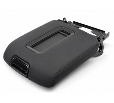 Leather Center Console Armrest Lid Black Fit For 2015-2019 Tahoe Yukon Suburban picture