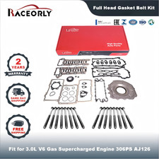 RACEORLY 306PS Full Head Gasket Bolt Set for Jaguar Land Rover 3.0L V6 AJ126 Gas picture