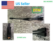 1pc DTM  Y-split 2 Port DTM-2 F to 2 Port DTM-2 M Cable Deutsch Two Way Splitter picture