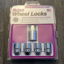 McGard 24157 Wheel Lock Set M12x1.5 Chrome Lug Nuts 4 Locks + Key NEW picture