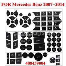 FOR 2007-14 Mercedes Benz Repair Button DOOR Steering A/C Window Radio Stickers picture