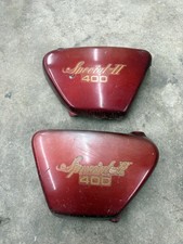 1980 1981 YAMAHA XS400S Special XS400 RIGHT Left SIDE COVER OEM Set Red XS 400 picture