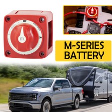 1x 6006 Systems m-Series Mini On-Off Battery Man Switch Knob Marine Red USA EPY picture