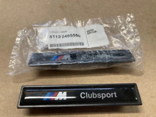BMW GENUINE 2pcs E36 Coupe M Clubsport Door Moulding Emblem Badges 51132495560 picture