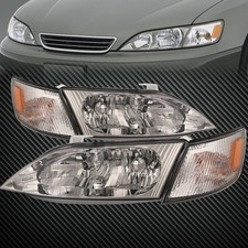 Fits 97-01 Lexus ES300 4Pc Set Chrome Housing With Performance Lens Halogen picture