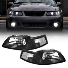 Left+Right Headlights For 1999-2004 Ford Mustang GT SVT Cobra Corner Lamps EOA picture